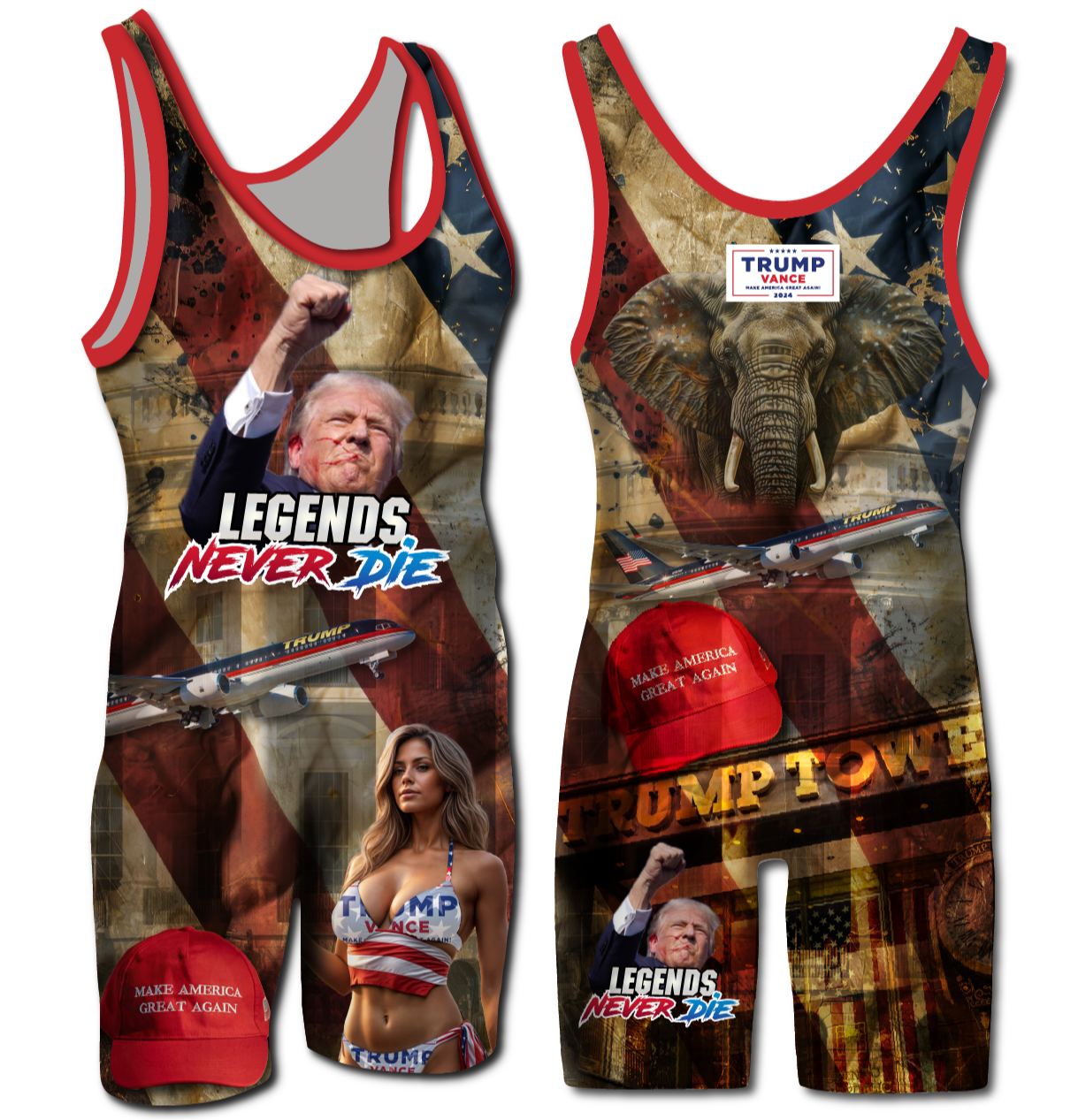America First Trump Singlet