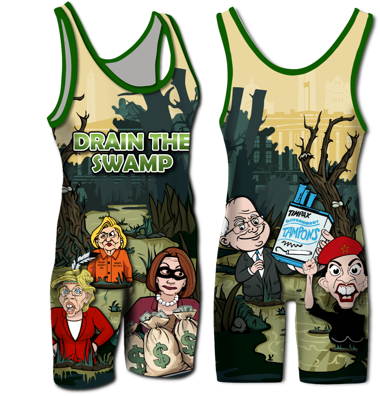 Drain The Swamp Singlet